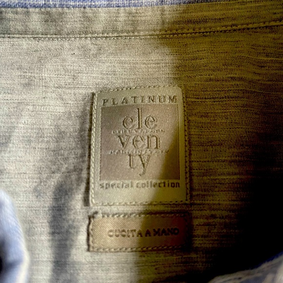 Linen button down long sleeve shirt - Picture 3 of 4